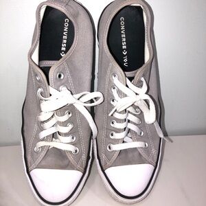 Converse Classic Gray Canvas Sneakers